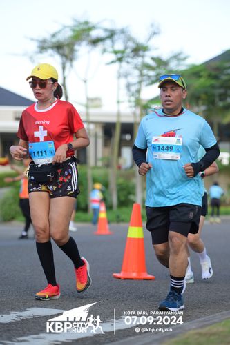 Race photo from KBP City Run 2024