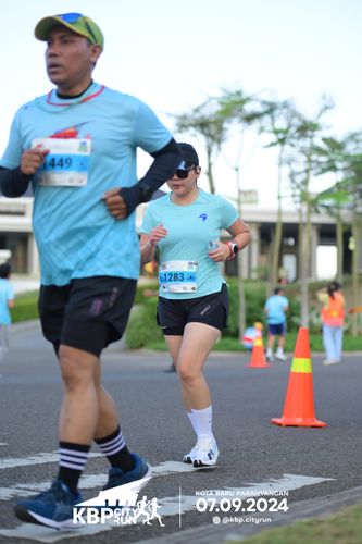 Race photo from KBP City Run 2024