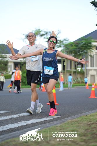 Race photo from KBP City Run 2024