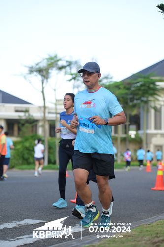 Race photo from KBP City Run 2024
