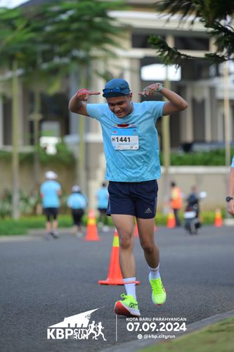 Race photo from KBP City Run 2024