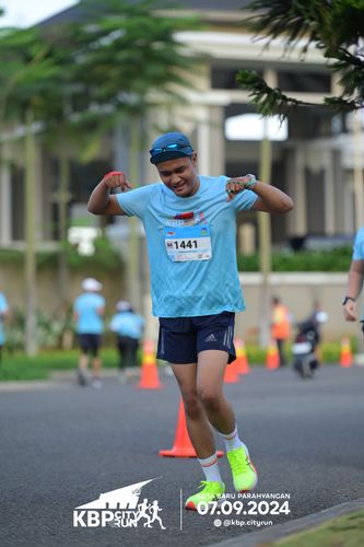 Race photo from KBP City Run 2024