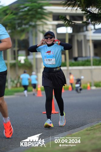 Race photo from KBP City Run 2024