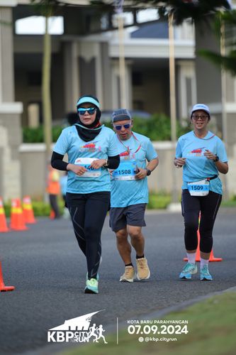Race photo from KBP City Run 2024