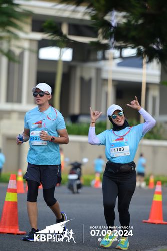 Race photo from KBP City Run 2024