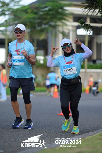 Race photo from KBP City Run 2024