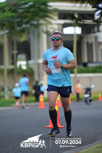 Race photo from KBP City Run 2024