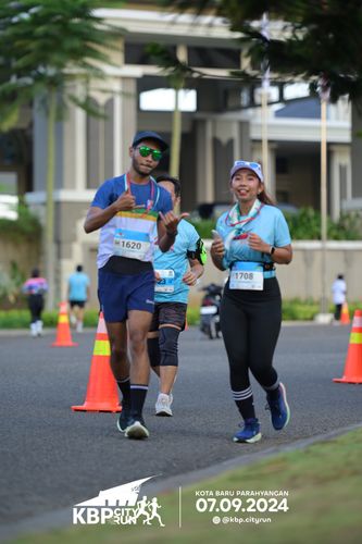 Race photo from KBP City Run 2024