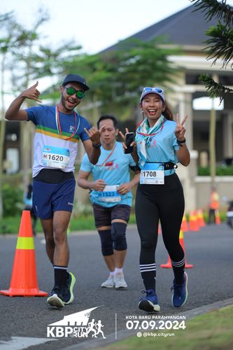 Race photo from KBP City Run 2024