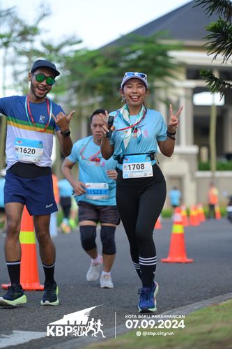 Race photo from KBP City Run 2024