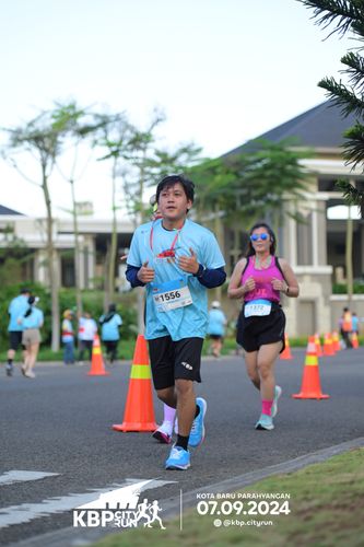 Race photo from KBP City Run 2024