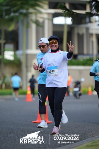 Race photo from KBP City Run 2024