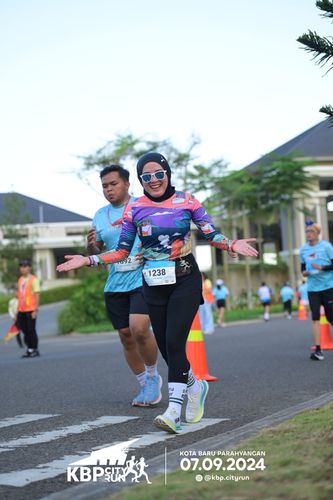 Race photo from KBP City Run 2024