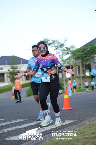 Race photo from KBP City Run 2024