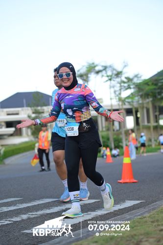 Race photo from KBP City Run 2024