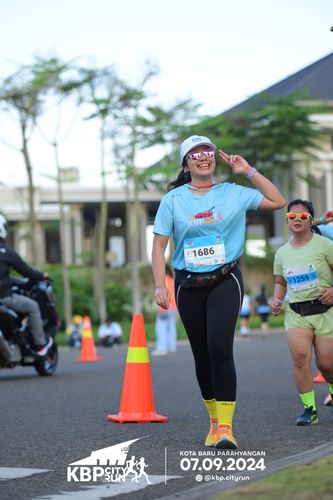 Race photo from KBP City Run 2024
