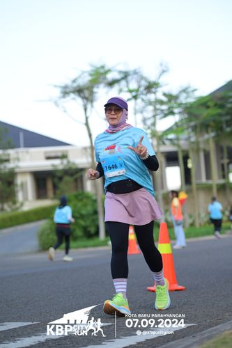 Race photo from KBP City Run 2024