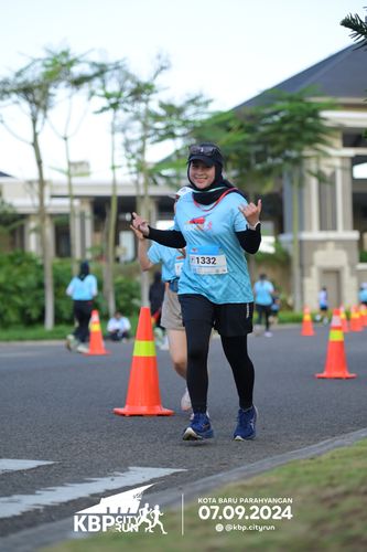 Race photo from KBP City Run 2024