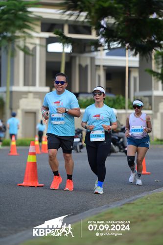 Race photo from KBP City Run 2024