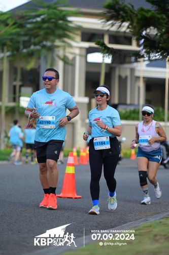 Race photo from KBP City Run 2024