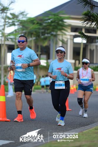 Race photo from KBP City Run 2024
