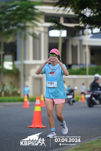 Race photo from KBP City Run 2024
