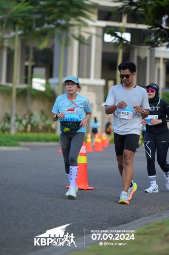 Race photo from KBP City Run 2024