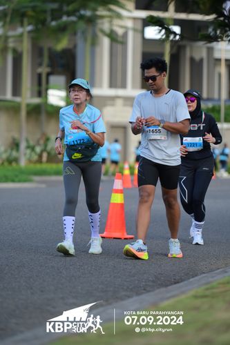 Race photo from KBP City Run 2024