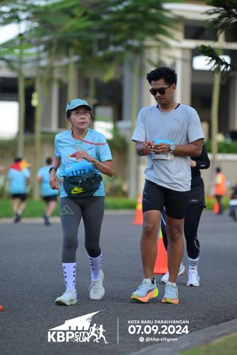 Race photo from KBP City Run 2024