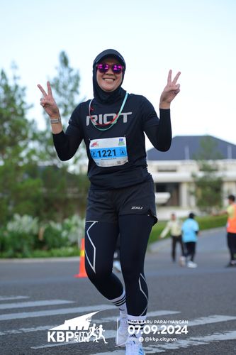 Race photo from KBP City Run 2024
