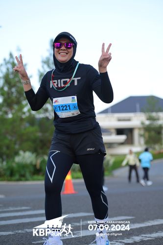 Race photo from KBP City Run 2024