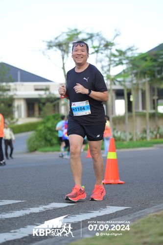 Race photo from KBP City Run 2024