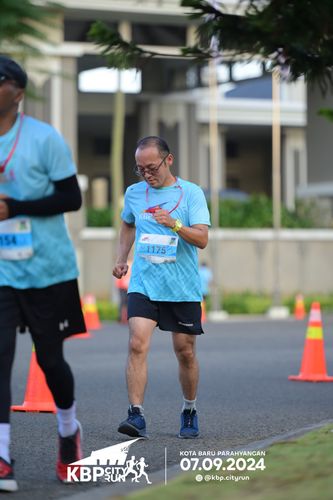 Race photo from KBP City Run 2024