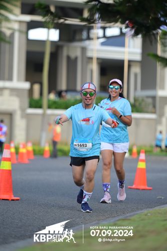 Race photo from KBP City Run 2024