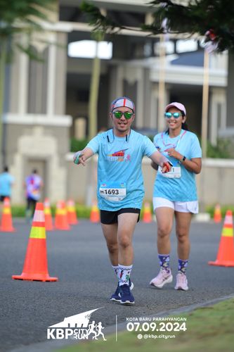 Race photo from KBP City Run 2024