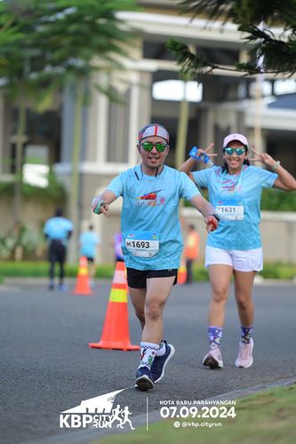 Race photo from KBP City Run 2024