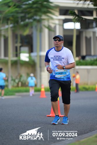 Race photo from KBP City Run 2024