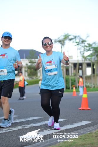 Race photo from KBP City Run 2024
