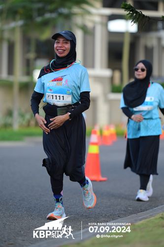 Race photo from KBP City Run 2024