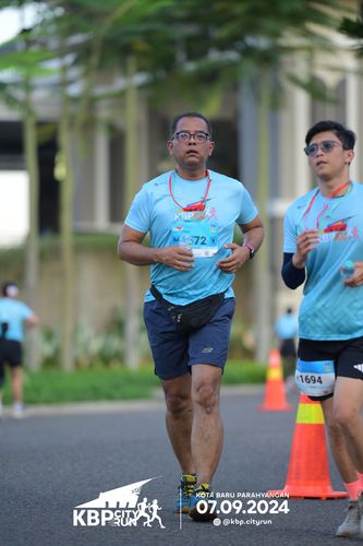 Race photo from KBP City Run 2024