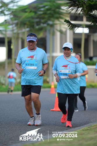 Race photo from KBP City Run 2024