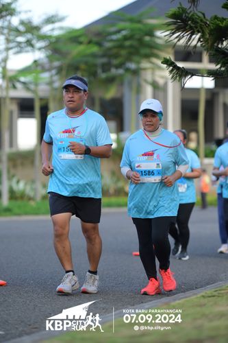 Race photo from KBP City Run 2024