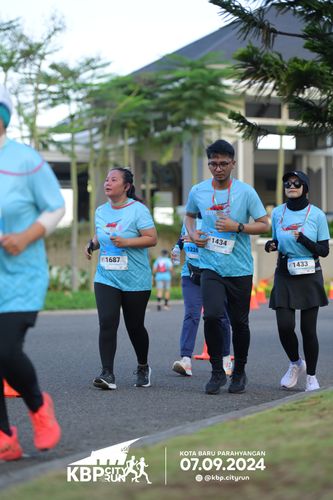 Race photo from KBP City Run 2024