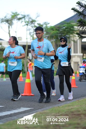 Race photo from KBP City Run 2024