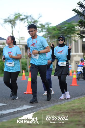 Race photo from KBP City Run 2024