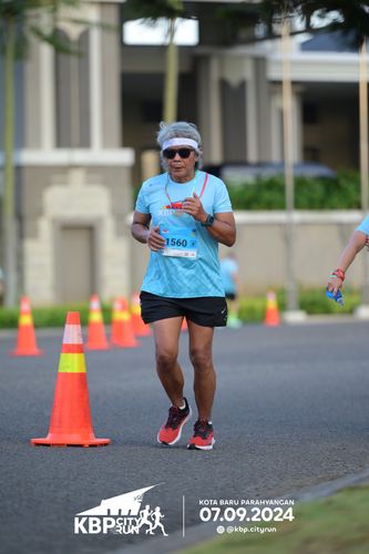 Race photo from KBP City Run 2024
