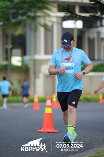 Race photo from KBP City Run 2024