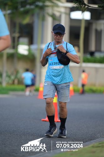 Race photo from KBP City Run 2024