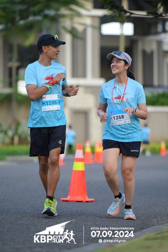 Race photo from KBP City Run 2024