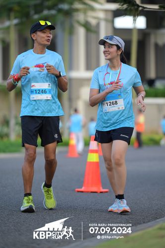 Race photo from KBP City Run 2024